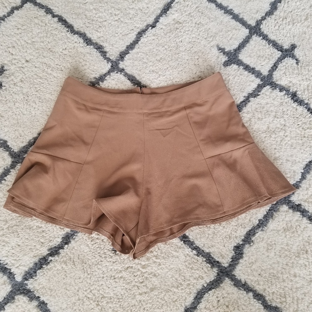 Mine High Waisted Flared Shorts